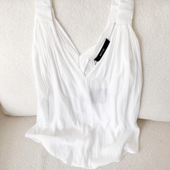 SMYTHE - white elastic Cami - Medium - Picture 2 of 6